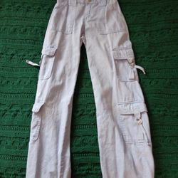 Light Blue Cargo Pants – Size 3
