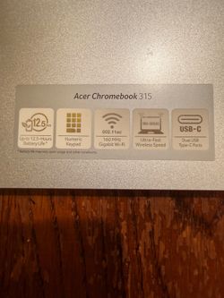 Chrome touch screen laptop