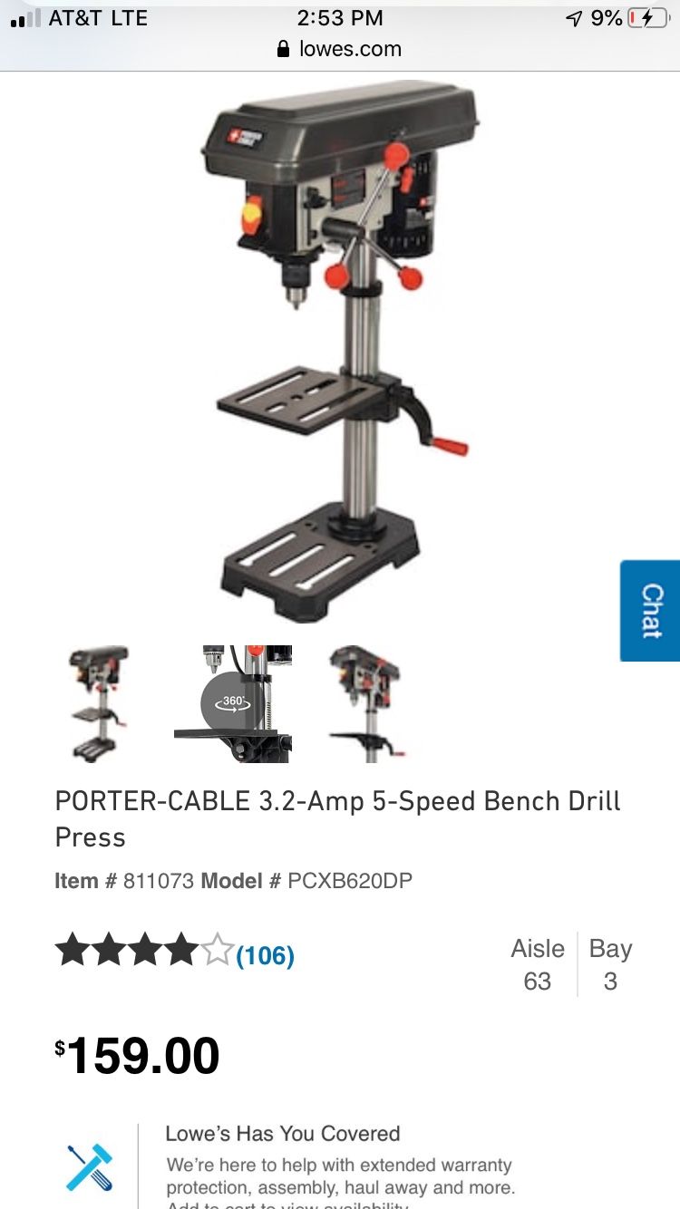 Brand new porter cable drill asking for 95$