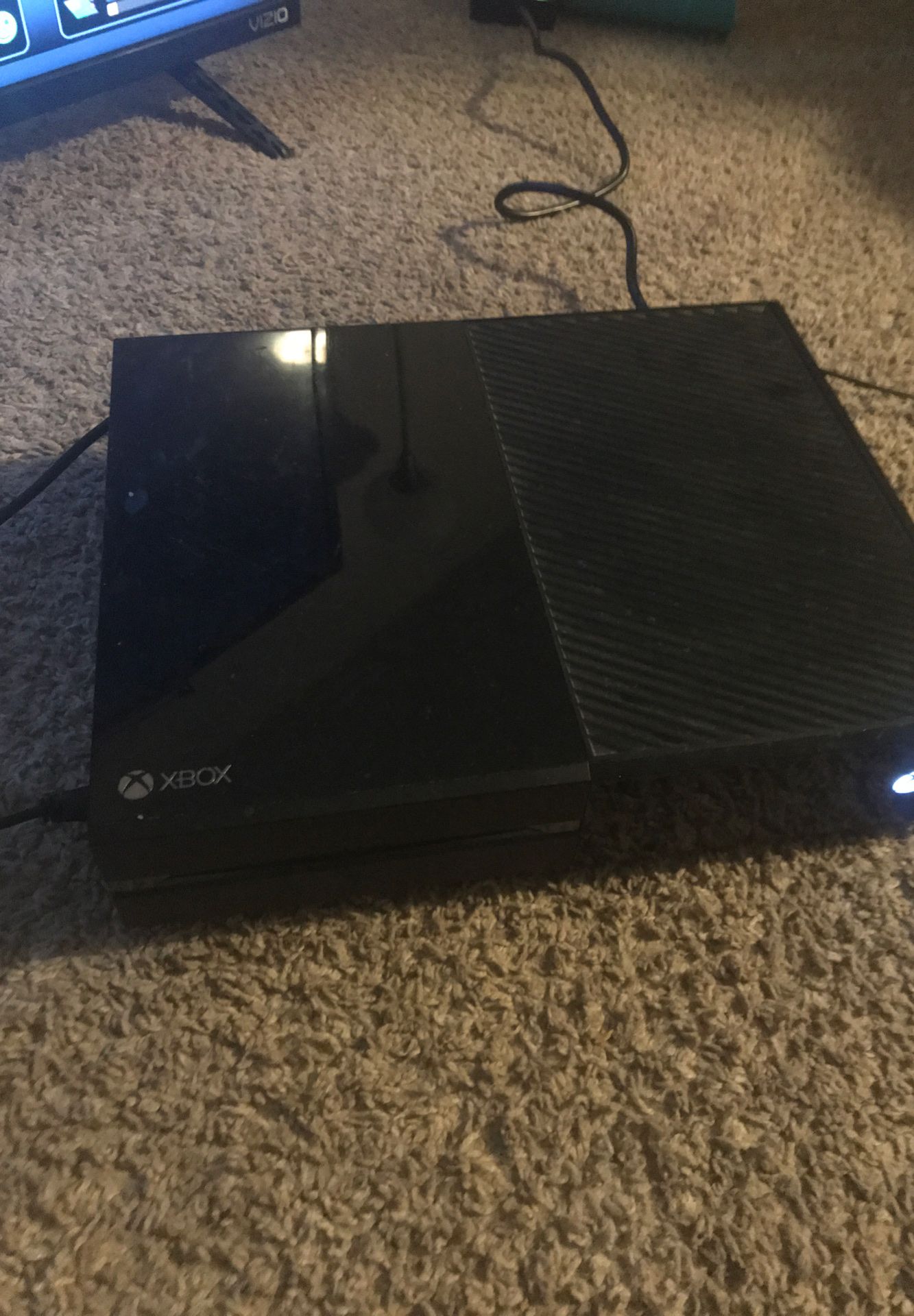 Xbox one with two controller and headset