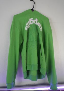 Green spider hoodie