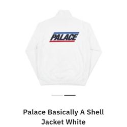 Palace - Basically A Shell Jacket - White - Large