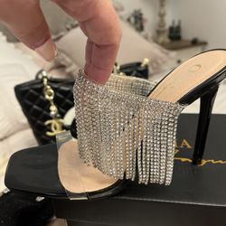 Rhinestone Heels