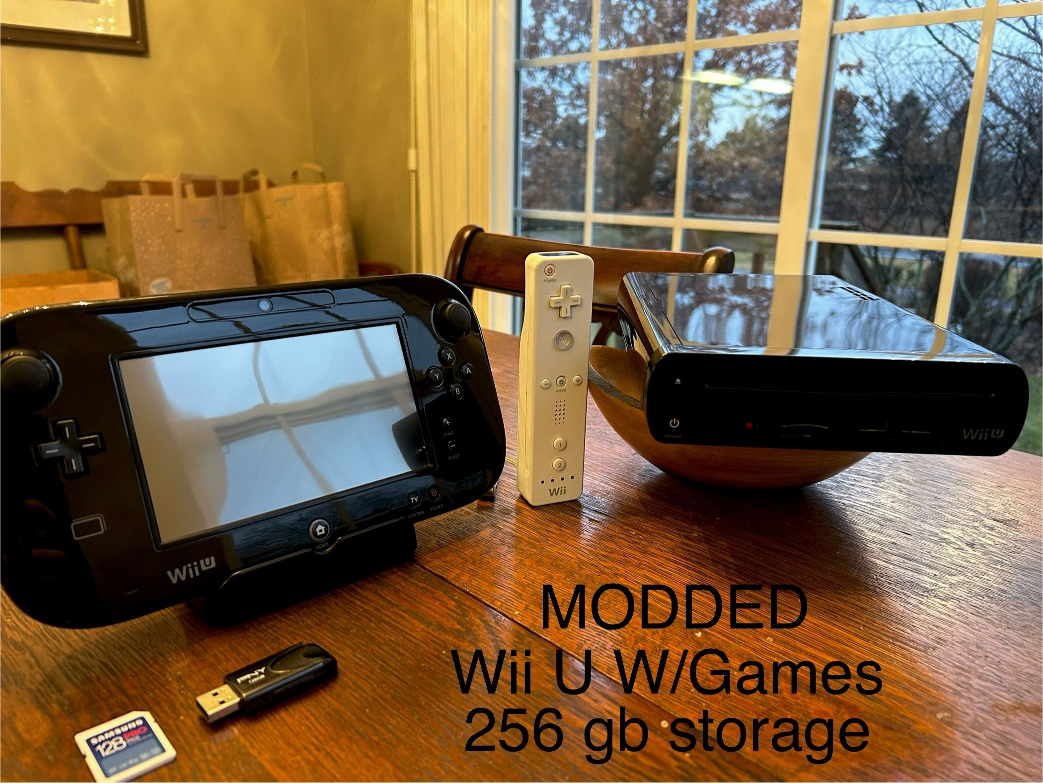 M0dded Nintendo Wii U Console Over 1000 Games