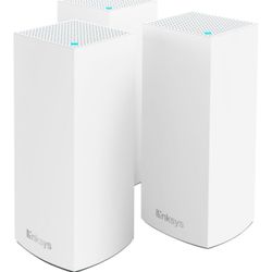 Linksys - Atlas 6 WiFi 6 Router AX3000 Dual-Band WiFi Mesh Wireless Router (3-pack) - White
