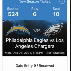 LA Chargers tickets 