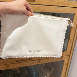 Authentic Valentino White Purse Envelope 