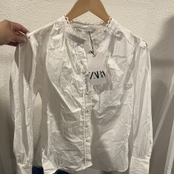 Zara White Womens Shirt 