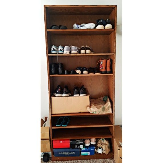 Adjustable 7 Ft Bookshelf/Shoe Shelf/Showcase