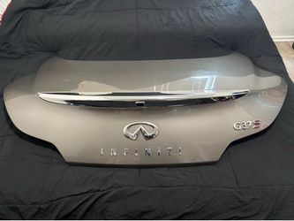 08-15 Infiniti G37 Q60 Coupe Sport Rear Trunk Deck Lid GREY K51 OEM