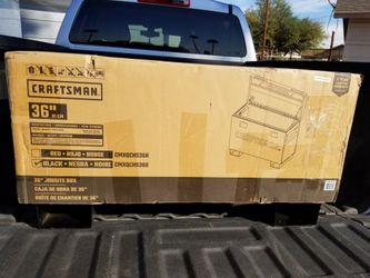 Craftsman 36" Jobsite Tool Box (**Minor Damage See Description and Pictures**)