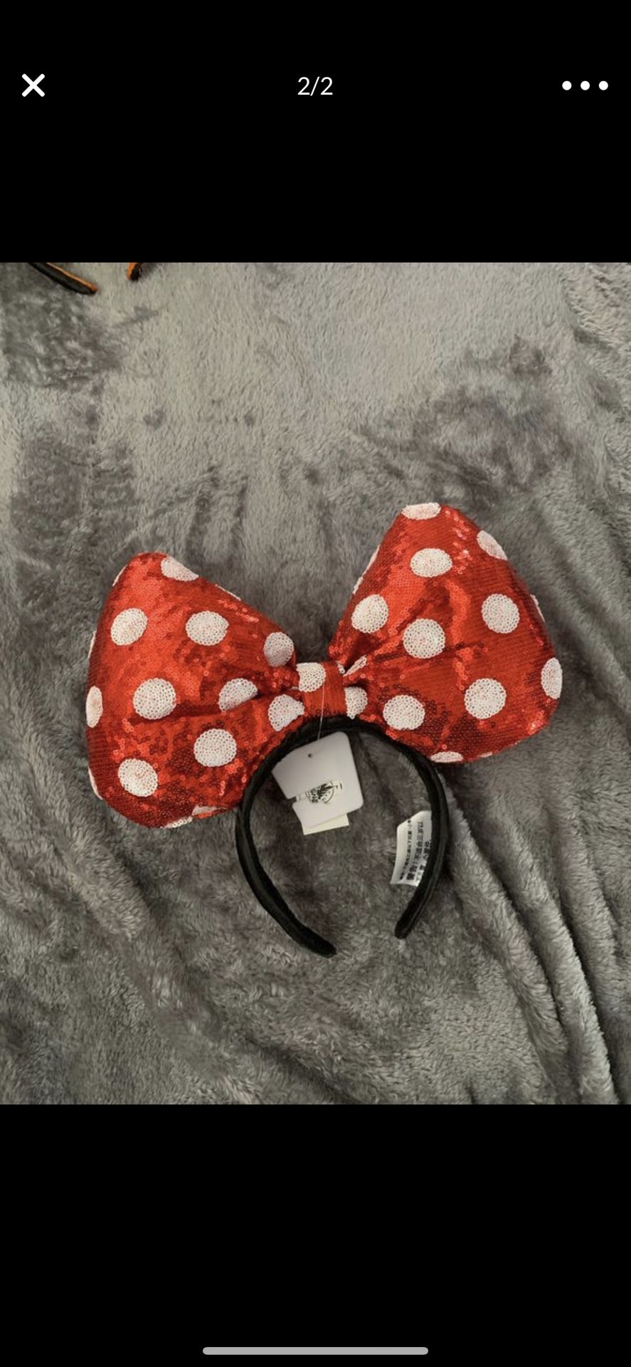 2 pairs of Disney ears