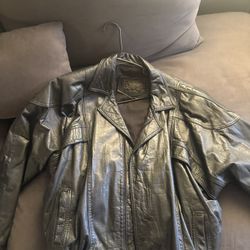 Large Leather Jacket 