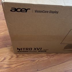 Acer Nitro 27" WQHD 2560 x 1440 PC Gaming IPS Monitor | AMD FreeSync Premium Up to 180Hz Refresh 0.5ms DCI-P3 95% 1 Display Port 1.2 & 2 HDMI 2.0 XV27