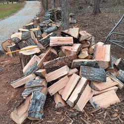 Fresh Red Oak Split Firewood