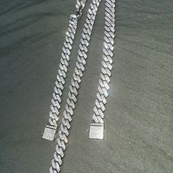 Diamond Chain And Bracelet 