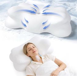 New Cervical Neck Pillow for Sleeping, Cooling Memory Foam Pillows for Back