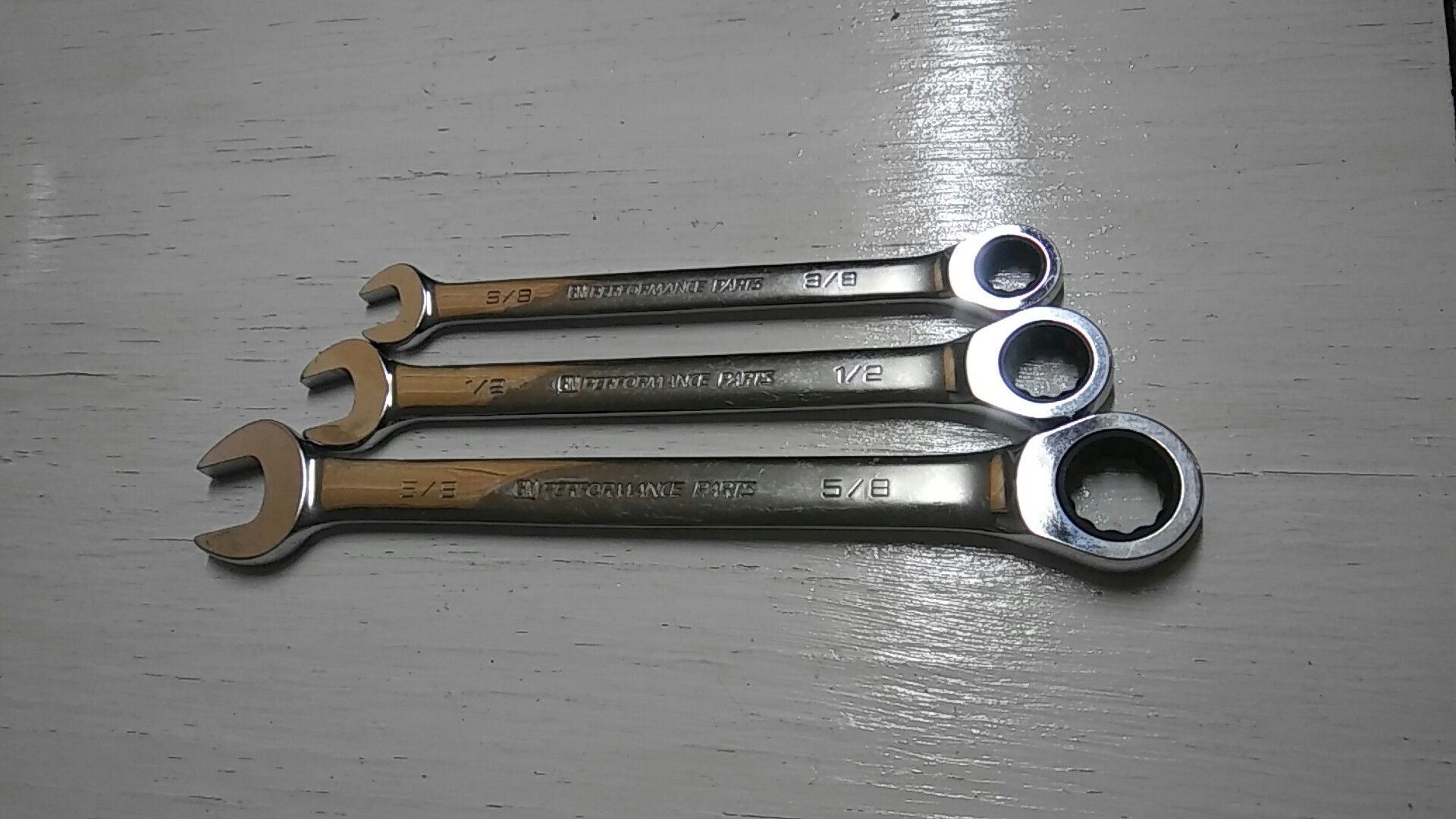 GM performance parts ratchet wrenches