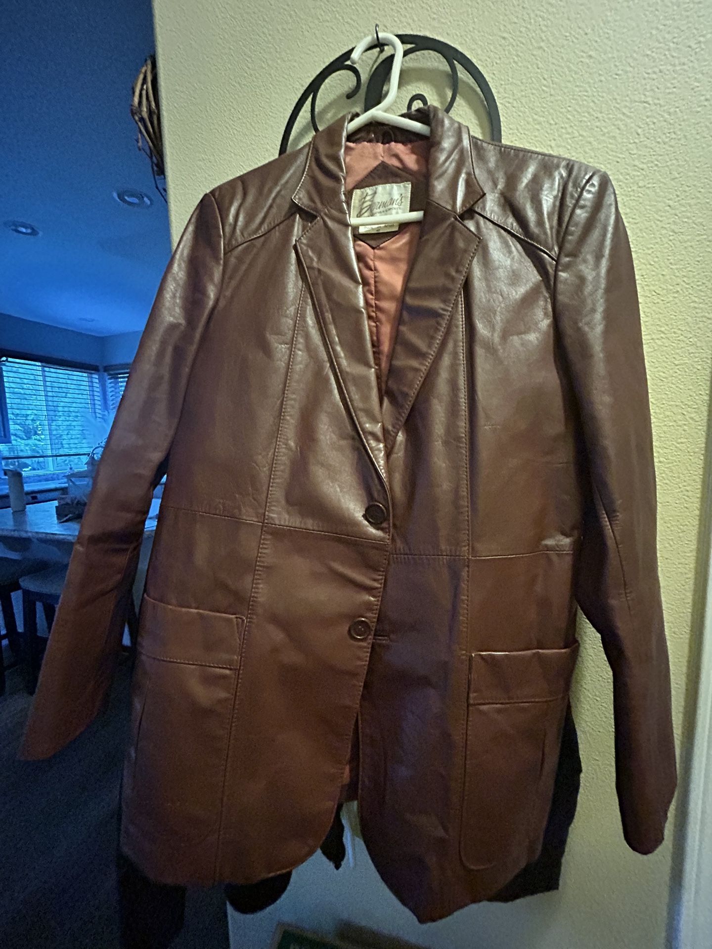 Bermans 1980 Vintage Leather Jacket