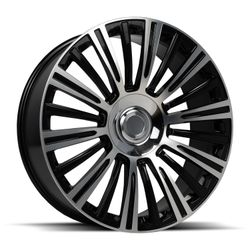 26x10 2123 Platinum Wheels – Black Machine Face | 6x139.7