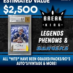 BREAK KING "LEGENDS, PHENOMS & BANGERS" Mystery Box Series 2
