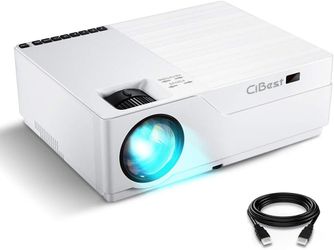 CiBest Native 1080p Video Projector 4000Lux Outdoor Movie Projector, up to 300" Image Display