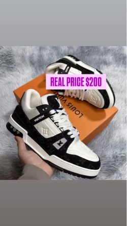 ALL SIZES 7-12/ Brand New Louis Vuitton Trainer Black