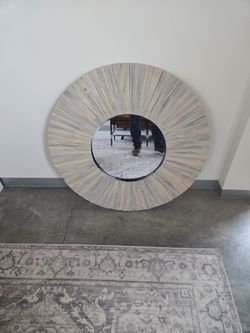 Pier 1 round mirror