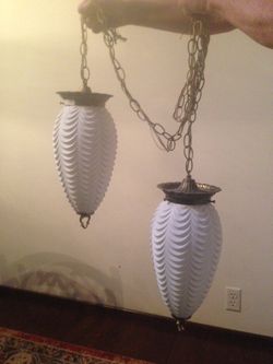 Vintage Hanging Lamp HOLLYWOOD REGENCY