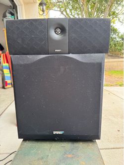 Energy Home Theater Speaker Set with Subwoofer – Black