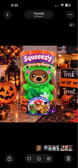 Squeeezy Dress up bears