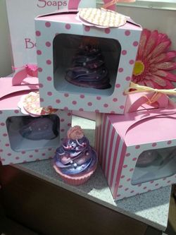 Cupcake soap gift set
