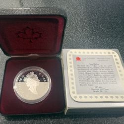 1995 Silver Canadian Proof 925 Sterling Silver 25.11 G