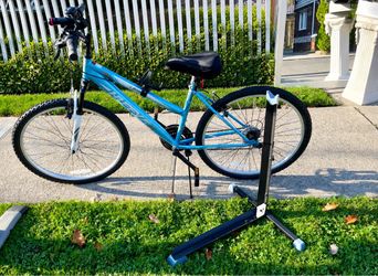 Huffy 26” Highland 21 Speed Mountain Bike + Bike Rack
