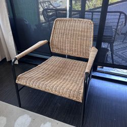 Rattan Boho Lounge Chair