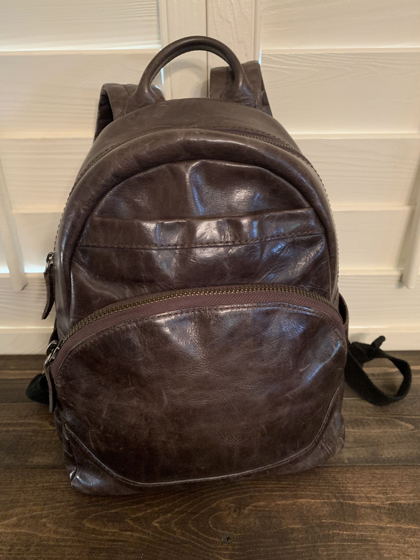 Frye Leather Backpack Purse