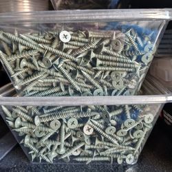 New 5Lbs Box 1⅝" Phillips Cement Board Screw. $35 each box.