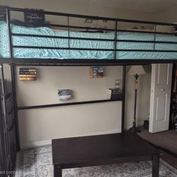 Metal Loft Bed Frame- Full Size
