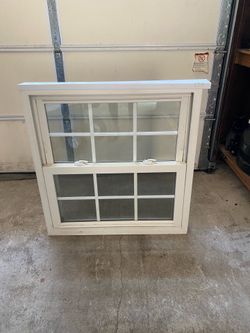 34.25Wx36H double hung window