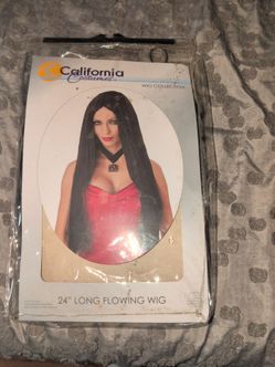 Long black Wig
