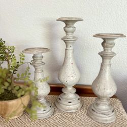 Shabby Chic Candle Holders 