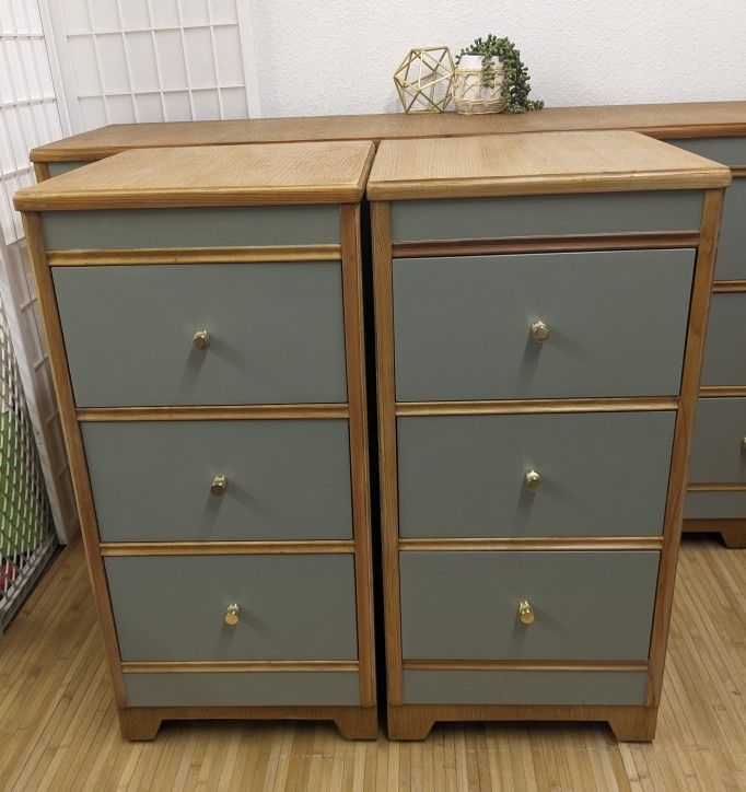 Refinished Nightstand Set