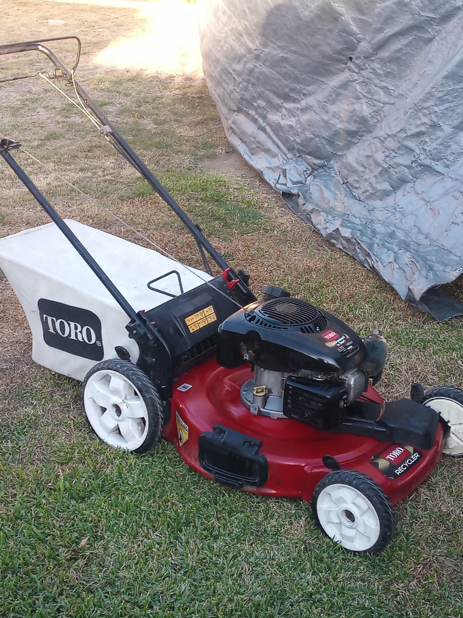 22 in Toro 6.75 self-propelled lawn mower $75