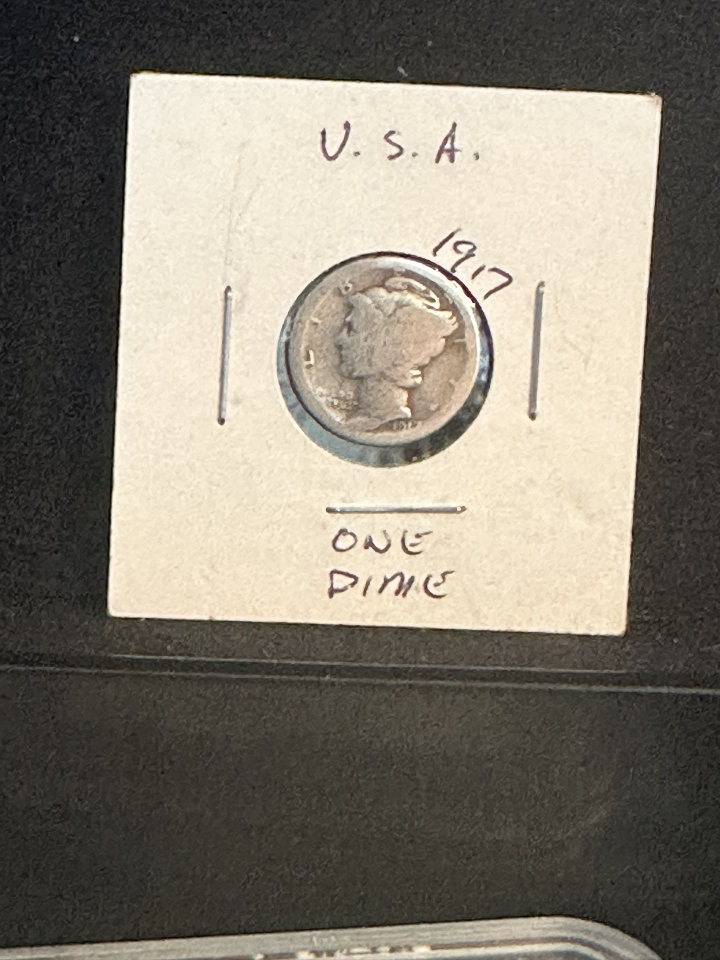 1917 Mercury Dime Fine Silver
