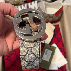 New Gucci Belt (Size 38) With Receipt 
