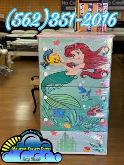 Little mermaid five drawer dresser cajonera Comoda chest mueble