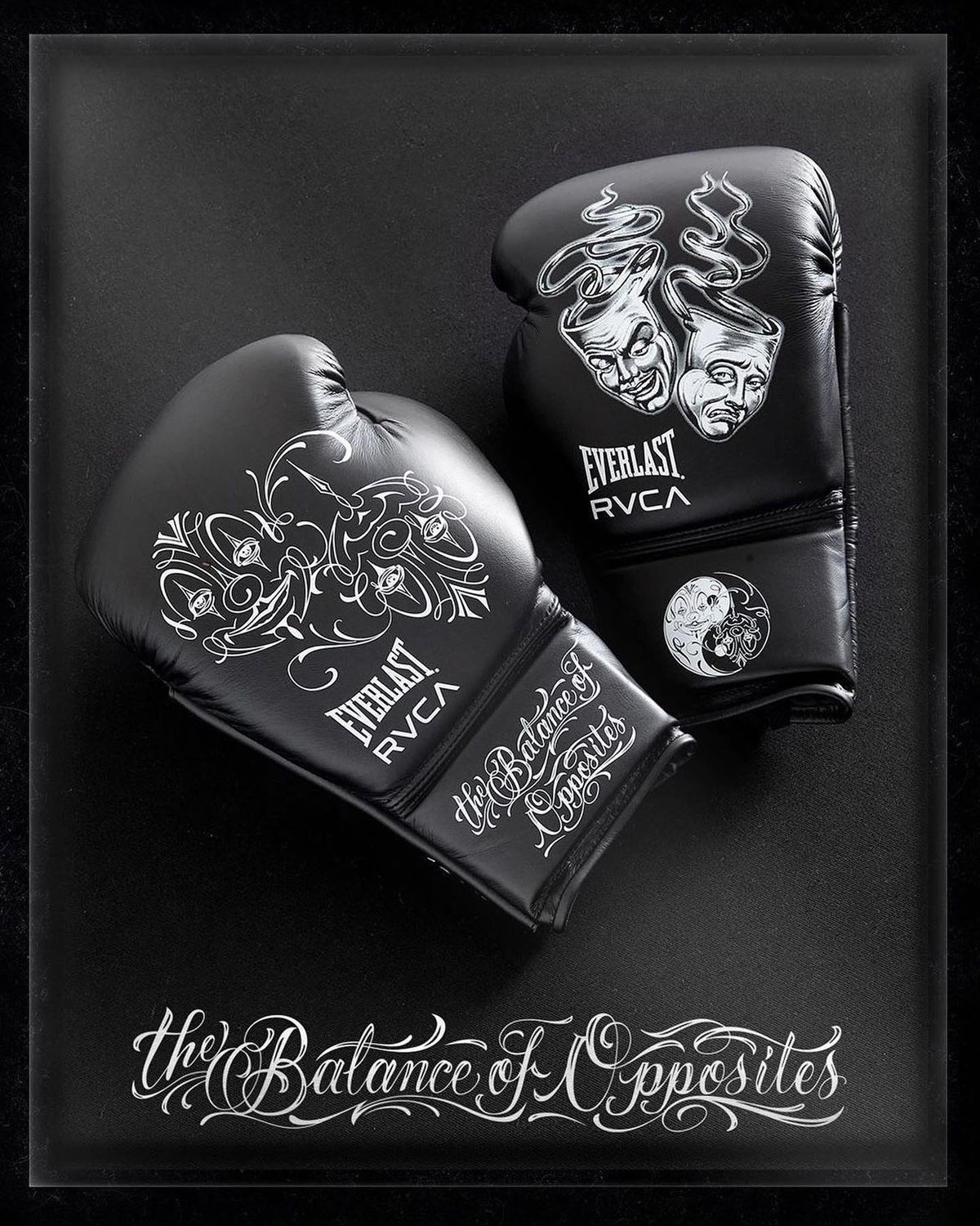 Rare RVCA Everlast Mister Cartoon Boxing Gloves