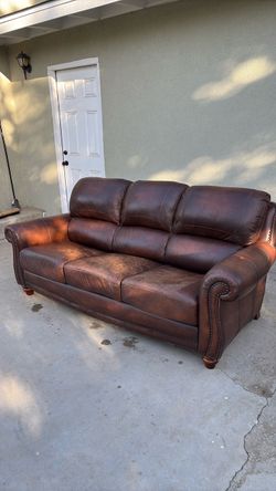 Leather couch