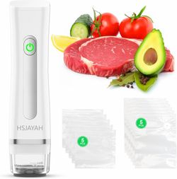 New Portable Handheld Vacuum Sealer - Compact & Rechargeable