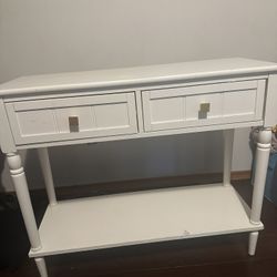 White Entry Table 